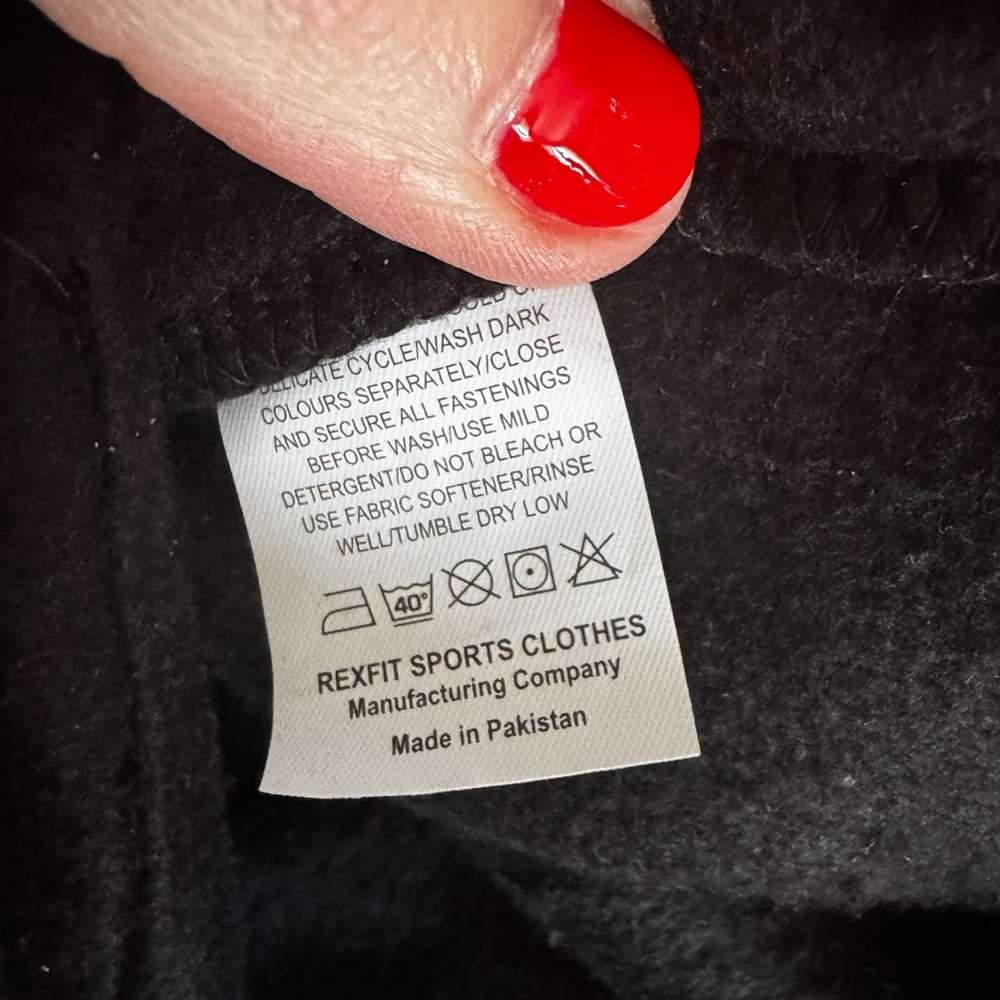 Men's Black Graphic Hoodie with Bold Lettering - Picture 7 of 13